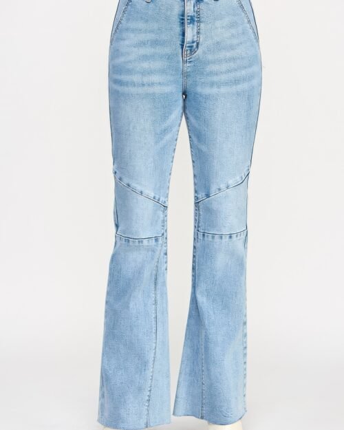 High Rise Flare With Seam Detail