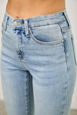 Mid Rise Flare With Released Hem Mid Rise Flare With Released Hem