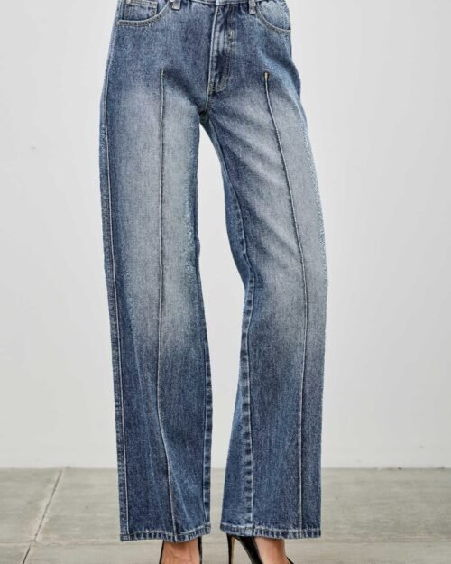 mid rise straight with pintuck