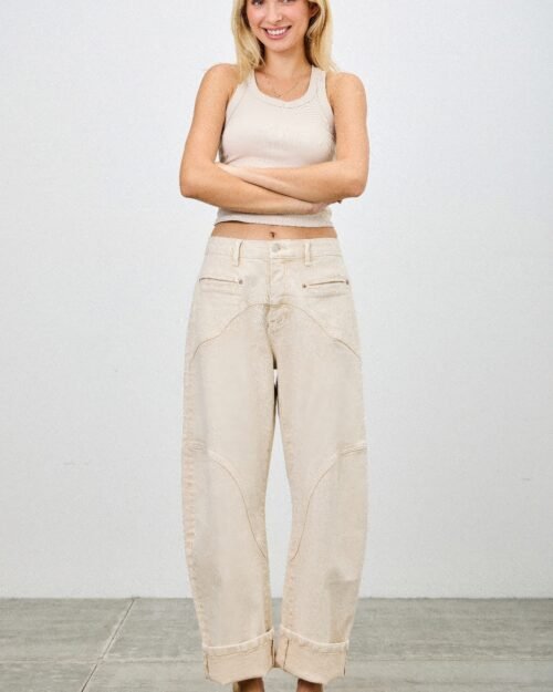 high rise colored western barrel