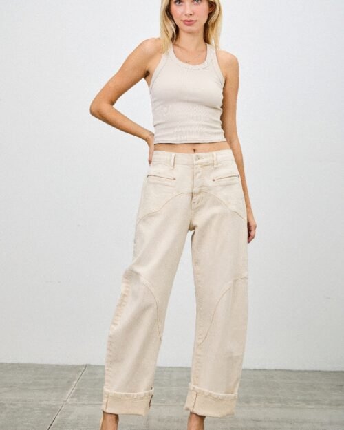 high rise colored western barrel