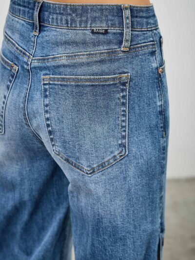 High Rise Wide Leg With Snap Buttons High Rise Wide Leg With Snap Buttons