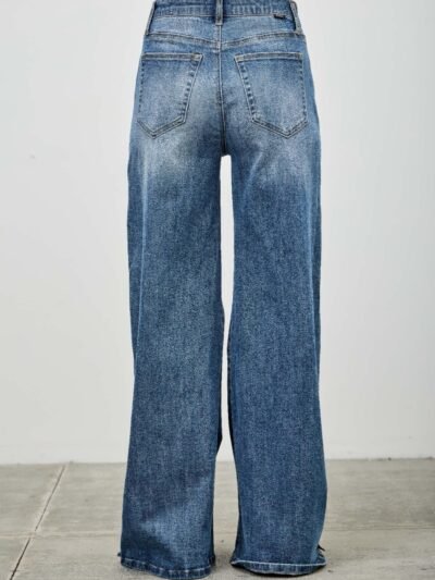 High Rise Wide Leg With Snap Buttons High Rise Wide Leg With Snap Buttons