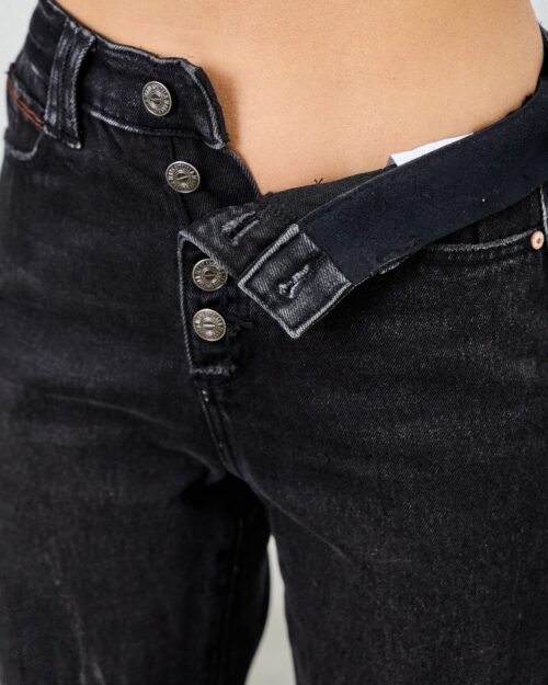 high rise slim fit with button fly