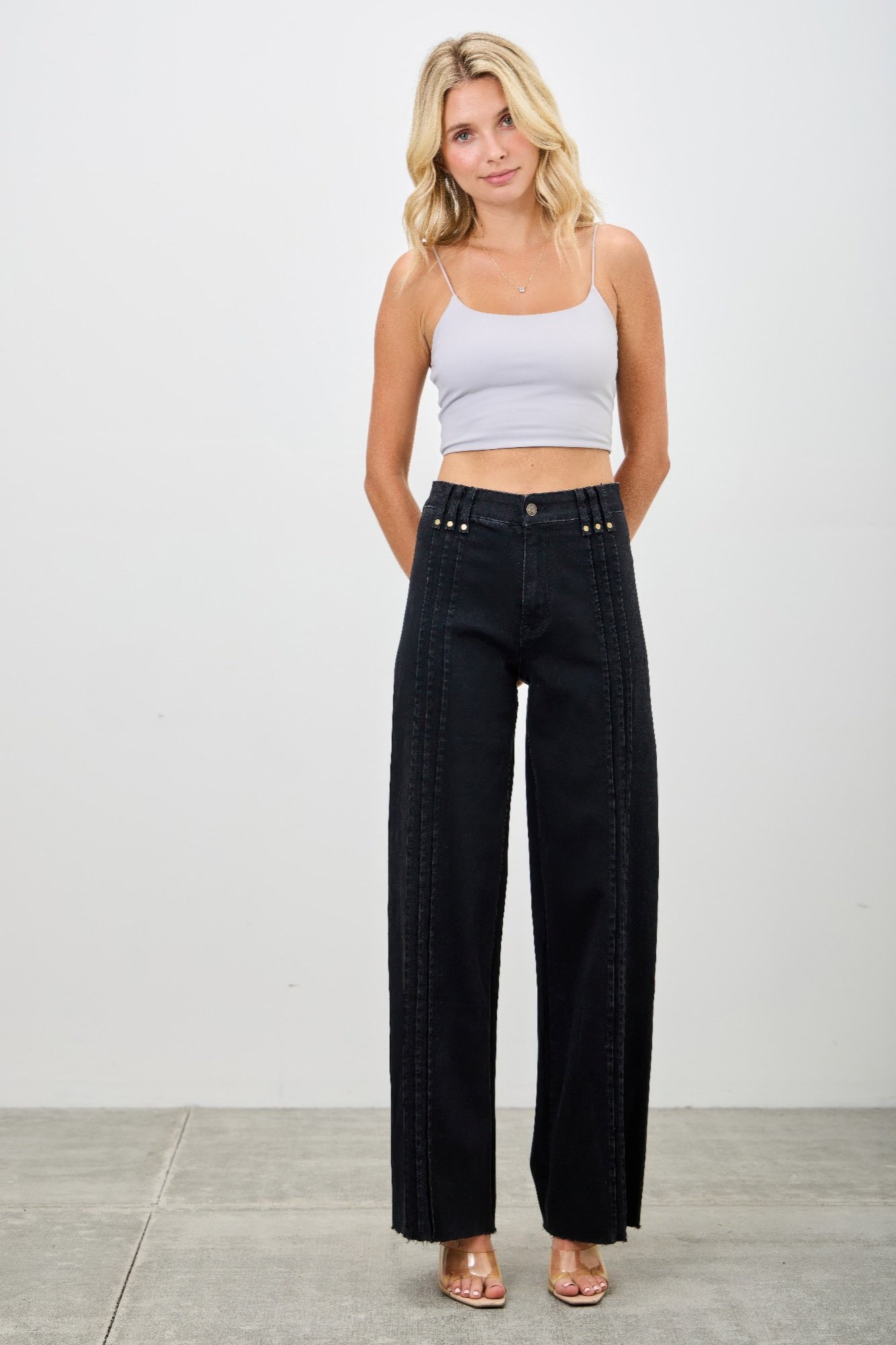 high rise straight with front lines