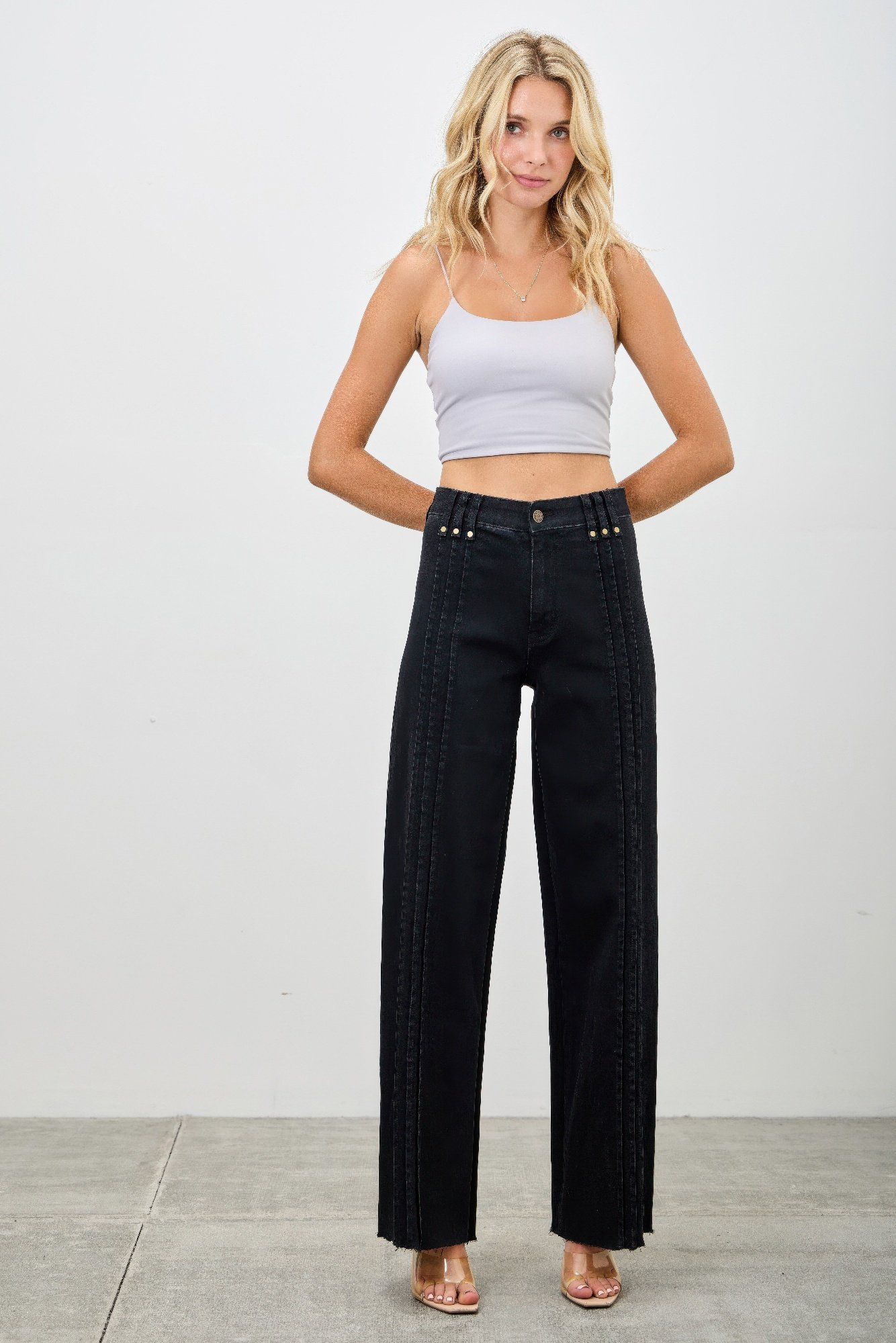 high rise straight with front lines