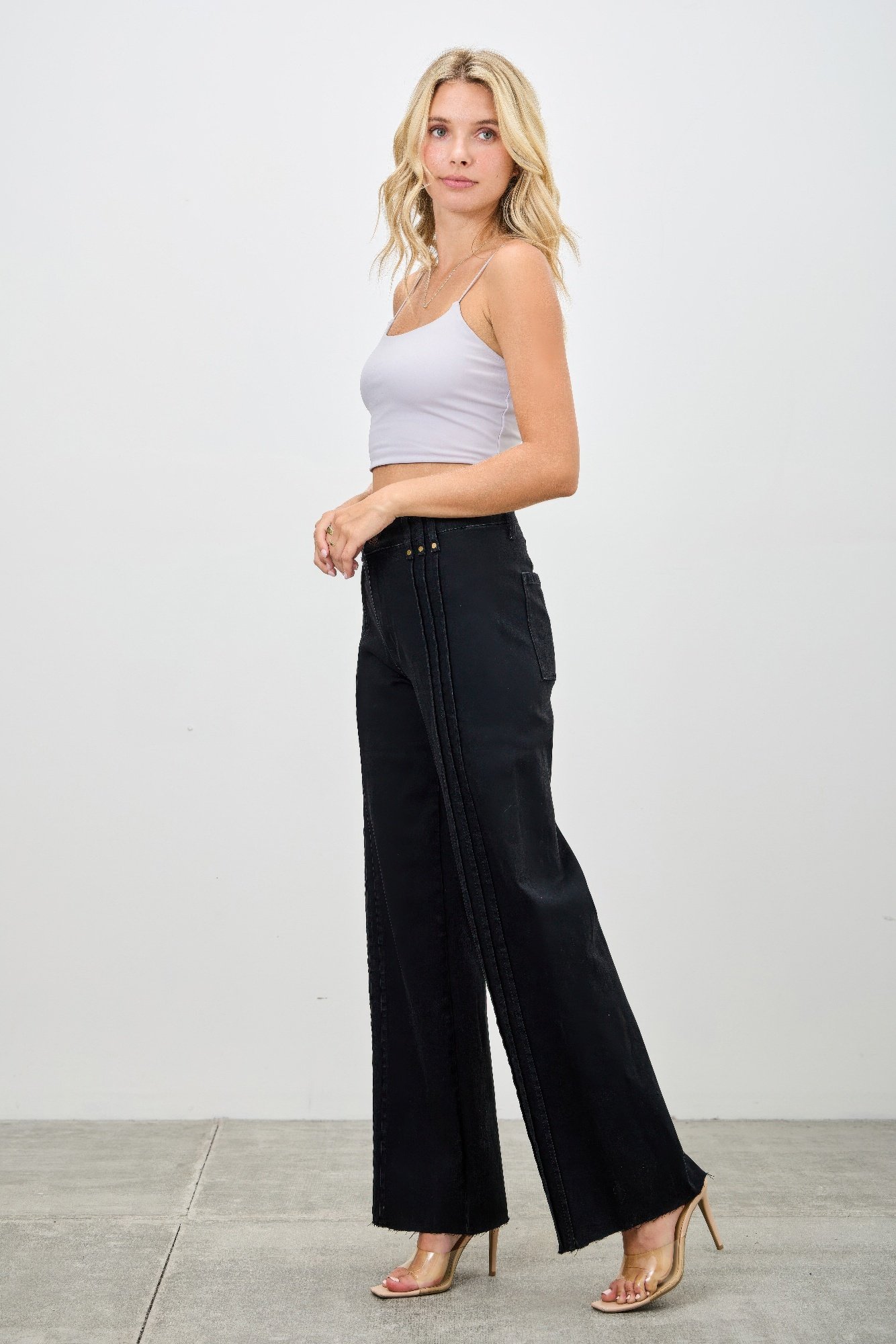 high rise straight with front lines