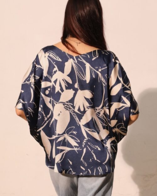 dreaming lily satin drawstring dolman top
