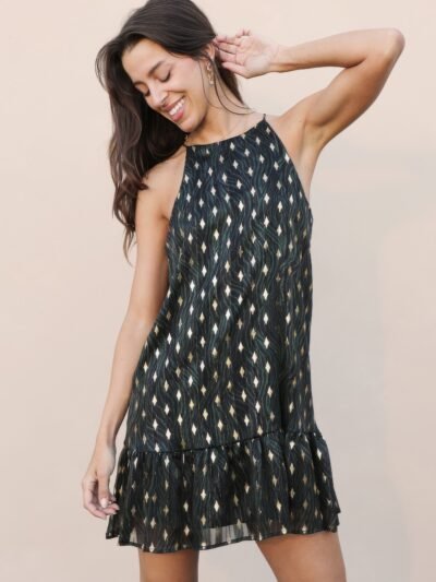 Sacred Tree Ruffle Bottom Dress Sacred Tree Ruffle Bottom Dress