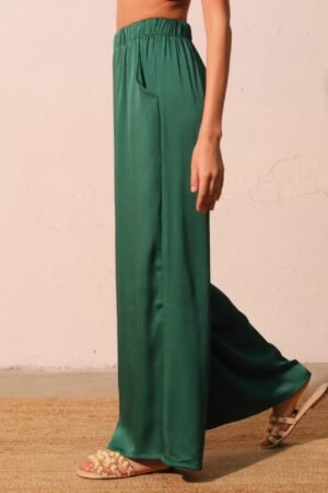 Washed Poly Silk Pocket Pants Washed Poly Silk Pocket Pants