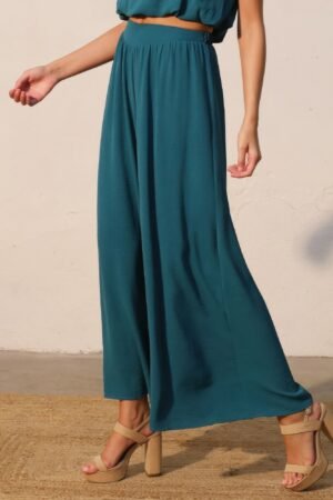 Matte Crepe Wide Leg Swing Pants Matte Crepe Wide Leg Swing Pants