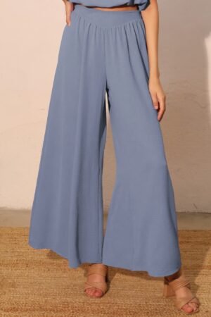 Matte Crepe Wide Leg Swing Pants Matte Crepe Wide Leg Swing Pants