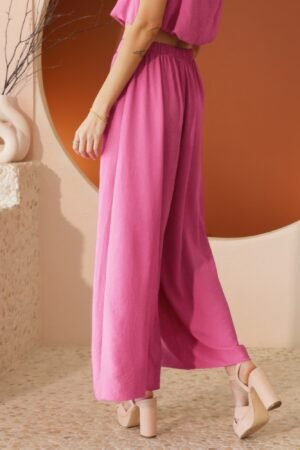 Matte Crepe Wide Leg Swing Pants Matte Crepe Wide Leg Swing Pants