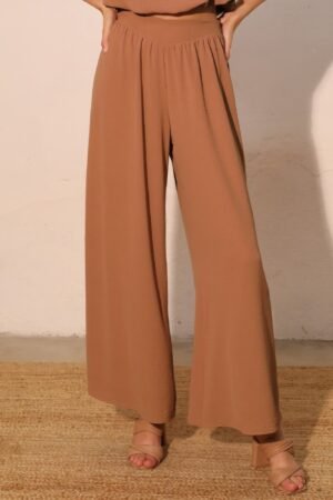 Matte Crepe Wide Leg Swing Pants Matte Crepe Wide Leg Swing Pants