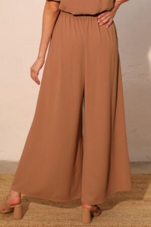 Matte Crepe Wide Leg Swing Pants Matte Crepe Wide Leg Swing Pants