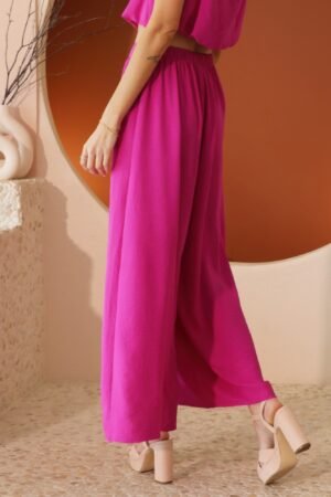 Matte Crepe Wide Leg Swing Pants Matte Crepe Wide Leg Swing Pants