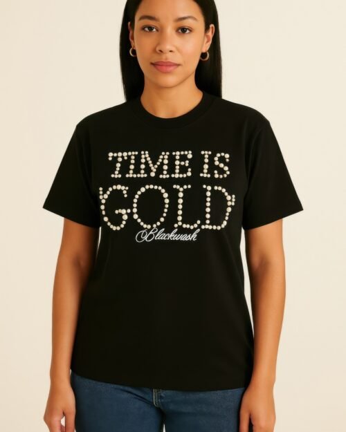 Time Is Gold In Pearls Top