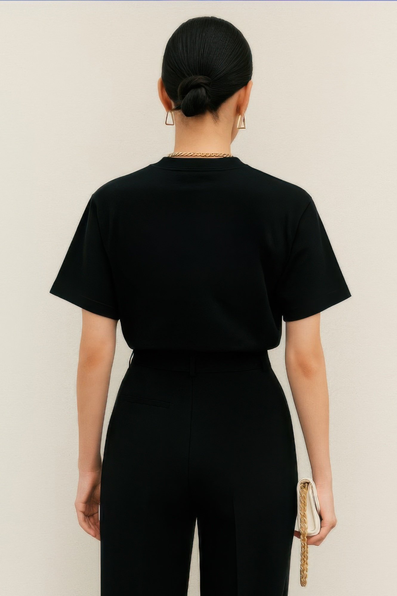 time is gold in pearls top - image 3