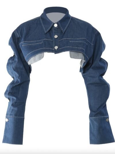 Button Down Denim Bolero Button Down Denim Bolero