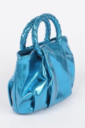 Metallic Top Handle Crossbody Bag Metallic Top Handle Crossbody Bag