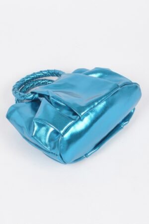 Metallic Top Handle Crossbody Bag Metallic Top Handle Crossbody Bag