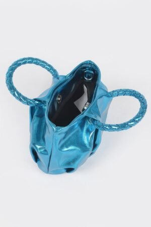 Metallic Top Handle Crossbody Bag Metallic Top Handle Crossbody Bag