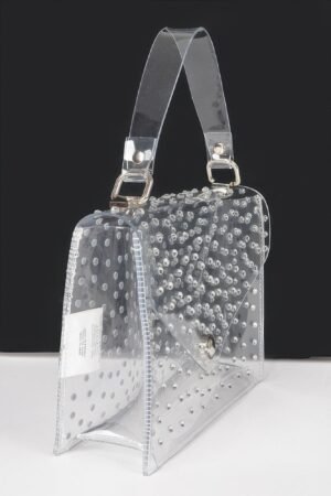 Rhinestone Hot Fix Clear Crossbody Bag Rhinestone Hot Fix Clear Crossbody Bag