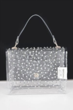 Rhinestone Hot Fix Clear Crossbody Bag Rhinestone Hot Fix Clear Crossbody Bag