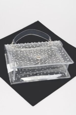 Rhinestone Hot Fix Clear Crossbody Bag Rhinestone Hot Fix Clear Crossbody Bag