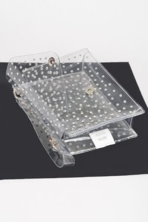 Rhinestone Hot Fix Clear Crossbody Bag Rhinestone Hot Fix Clear Crossbody Bag