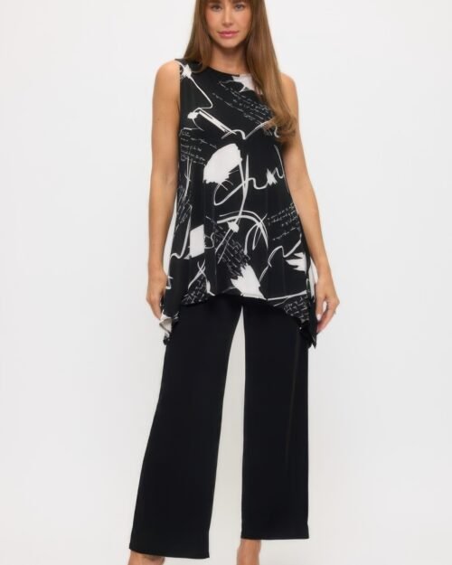 bns boat neck shark bite tank tunic