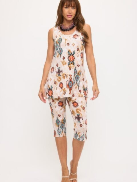 Bns Tank Capri Pants Set