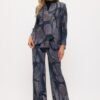 Challenge Print Wide Leg Pant