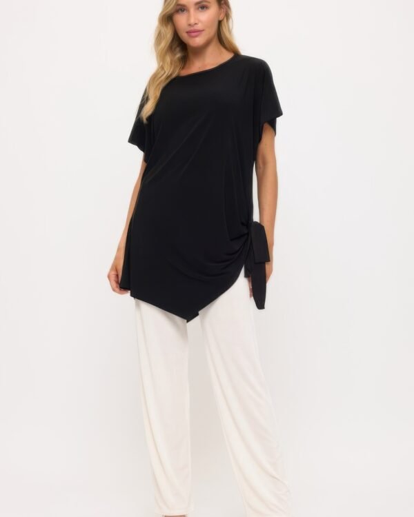 Hit Dolman Sleeve Tie Side Tunic