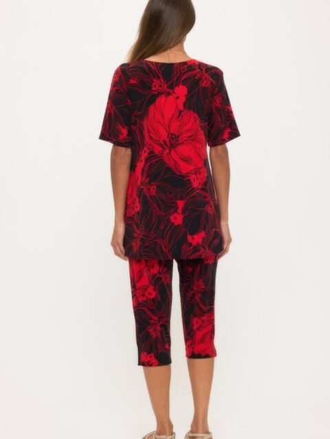 Print Bns Capri Pants Set