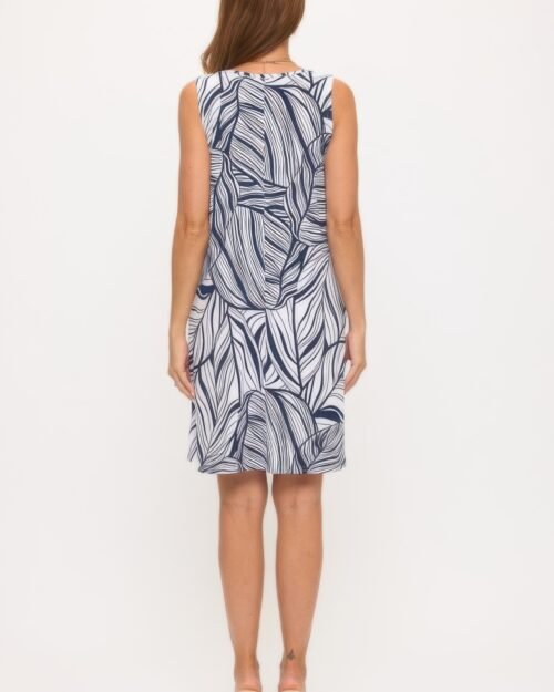 hit v-neck bias pocket tank dress