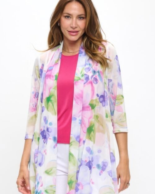 Plus Size Jacket – Stretch Lightweight Tailored Jacket