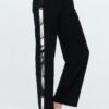 Hit Contrast Straight Pants