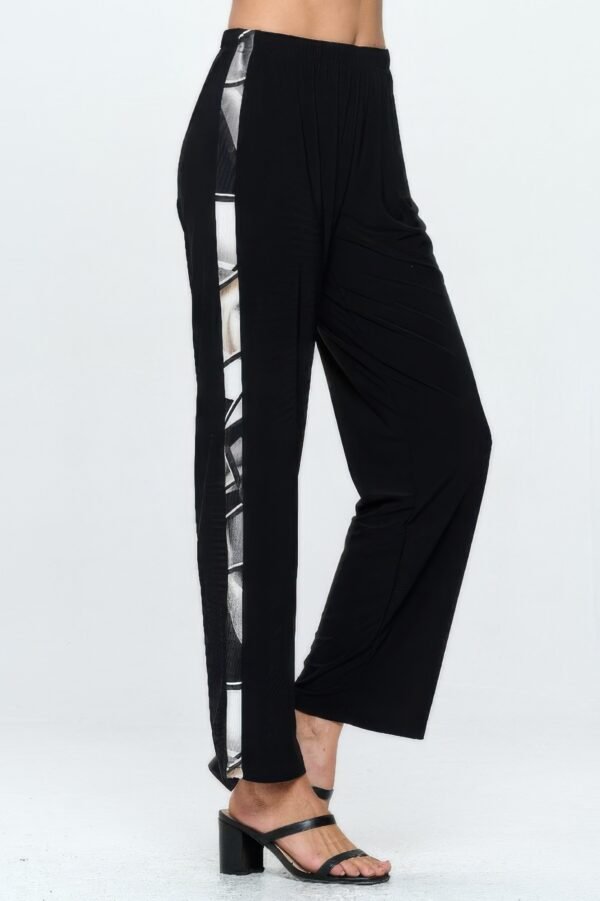 Hit Contrast Straight Pants