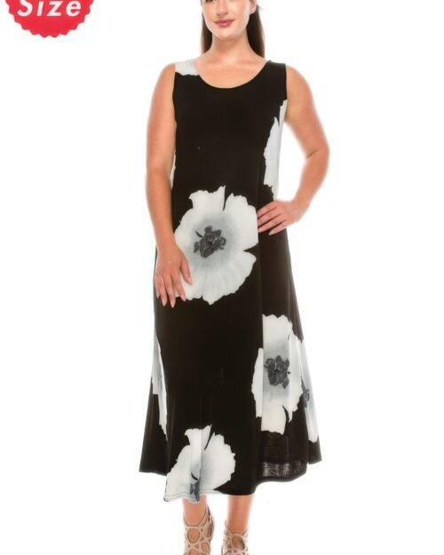 stretchy floral print maxi dress