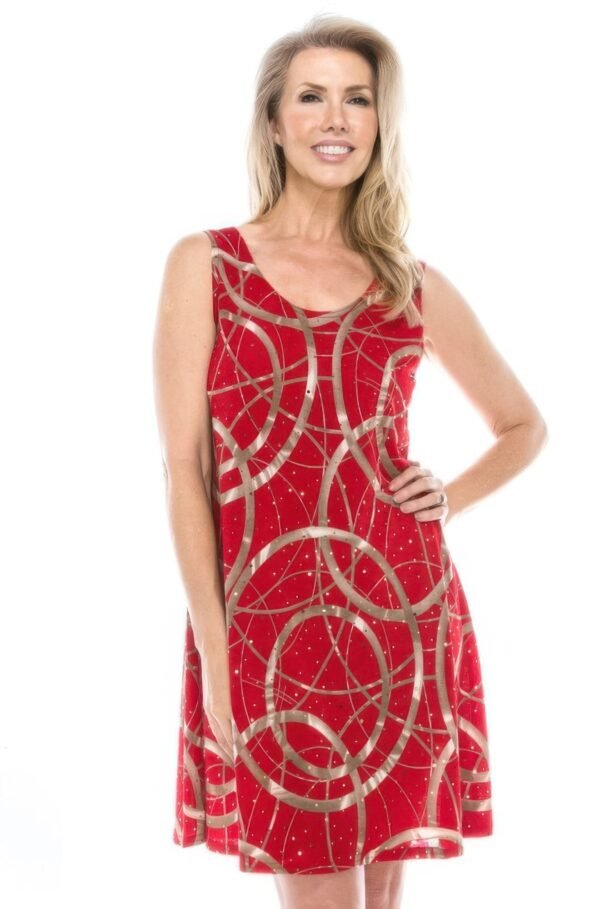 Glitter Short Tank Dress | Women’s Sleeveless Summer Dress