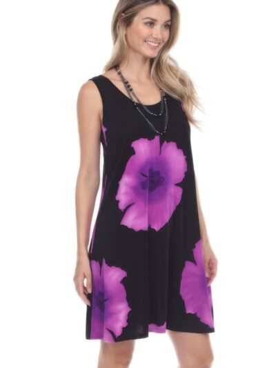 Stretchy Print Short Maxi Dress Stretchy Print Short Maxi Dress