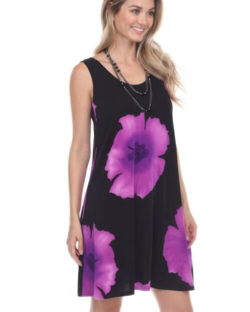 stretchy print short maxi dress