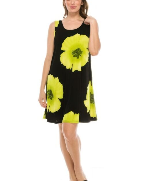 stretchy print short maxi dress