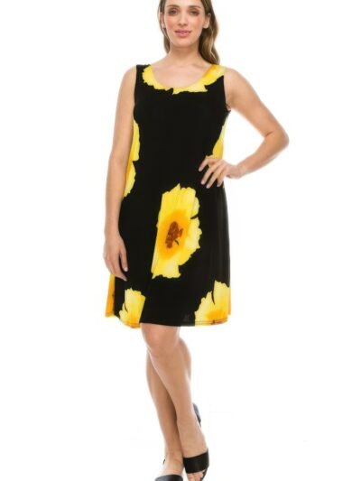 Stretchy Print Short Maxi Dress Stretchy Print Short Maxi Dress