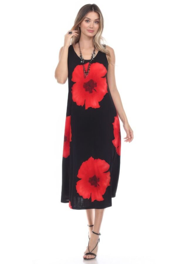 Sleeveless And Soft Long Dress