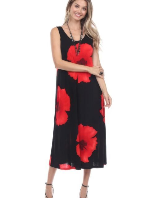 Sleeveless And Soft Long Dress