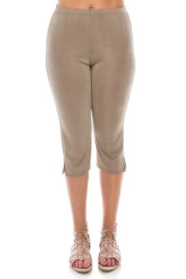 Stretchy Solid Capri Pants Stretchy Solid Capri Pants