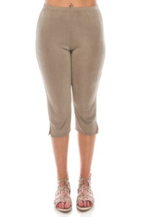 Stretchy Solid Capri Pants Stretchy Solid Capri Pants