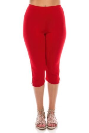 Stretchy Solid Capri Pants Stretchy Solid Capri Pants